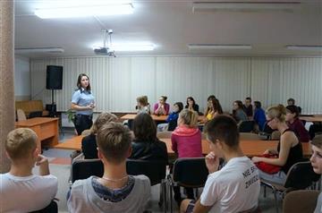 Pogadanka edukacyjno – profilaktyczna z przedstawicielem policji