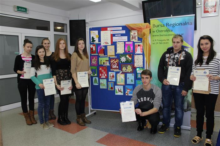 Wręczenie nagród laureatom konkursu na „Kartkę Bożonarodzeniową”