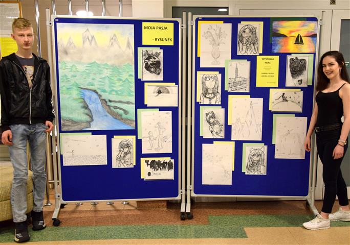 Wystawa prac: „Moja pasja – rysunek”