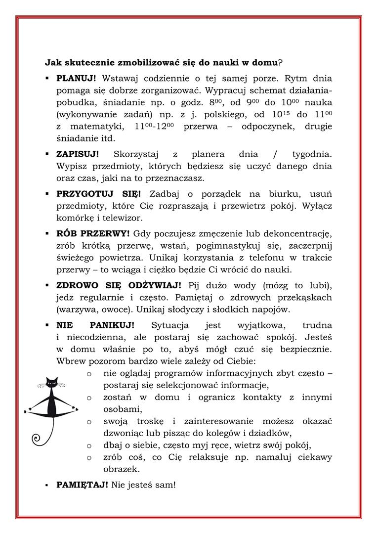 Jak skutecznie zmobilizować się do nauki w domu?