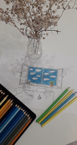 Zajęcia plastyczne pt. „Moje okno na świat”