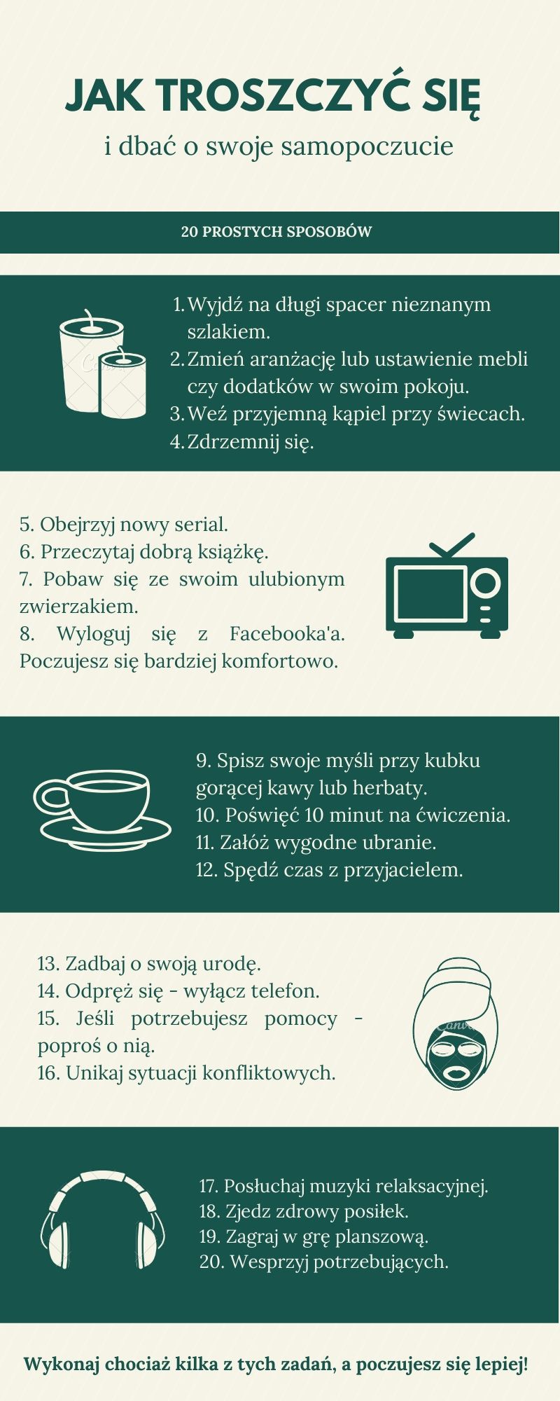 Jak troszczyć się o swoje samopoczucie